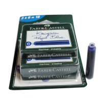 FABER CASTELL – INK CARTRIDGES (18 PCS) BLUE – 20 16 21