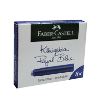 FABER CASTELL – INK CARTRIDGES (6 PCS) BLUE – 18 55 06