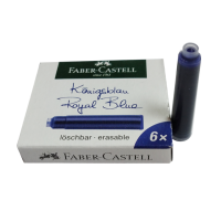 FABER CASTELL – INK CARTRIDGES (6 PCS) BLUE – 18 55 06