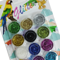 FLAMINGO – GLITTER POWDERS – 12 Colors