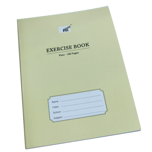 PSI - PLAIN EXERCISE NOTE BOOK - A5 (100 Pages)