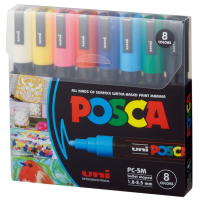 UNI POSCA – PC 5M – 8 Colors