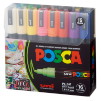UNI POSCA – PC 5M – 16 Colors