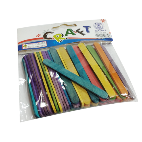 SADAF - ICE CREAM CRAFT STICK (COLOURS) - 70 C