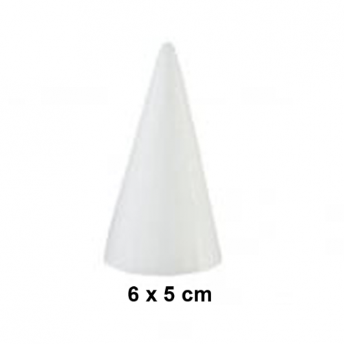 SADAF - THERMOCOL CONE SHAPE - 6 x 5cm - Image 2
