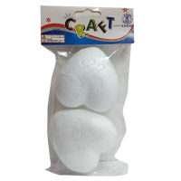 SADAF – THERMOCOL HEART SHAPE – 7 X 7cm