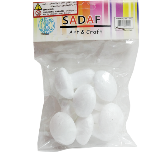 SADAF - THERMOCOL CONE SHAPE - 6 x 5cm
