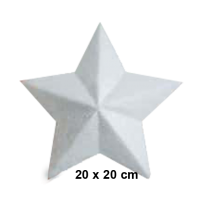 SADAF – THERMOCOL STAR SHAPE – 20 x 20cm