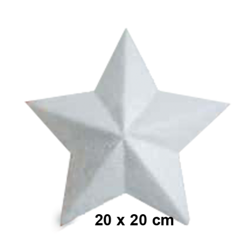 SADAF - THERMOCOL STAR SHAPE - 20 x 20cm - Image 2