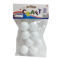 SADAF – THERMOCOL BALLS (WHITE) – 3cm Dia