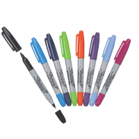 SHARPIE – FINE & ULTRA FINE (TWIN) MARKER – 8 Colors