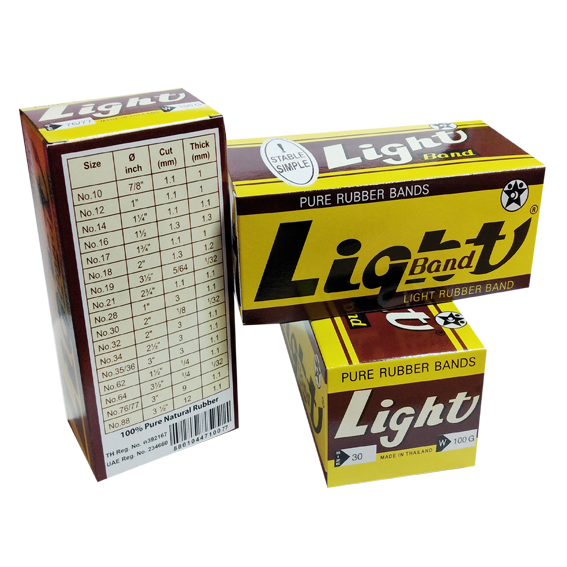 LIGHT RUBBER BAND Ay stationery
