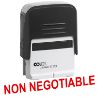 COLOP – STAMP – NON NEGOTIABLE (C20)