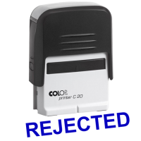 COLOP – STAMP – REJECTED (C20)