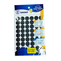 SADAF – COLOR LABEL STICKER – BLACK (14mm BK)