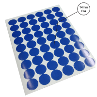 SADAF – COLOR LABEL STICKER – BLUE (14mm BL)