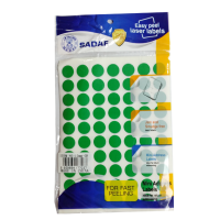 SADAF – COLOR LABEL STICKER – GREEN (12mm GR)