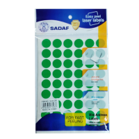 SADAF – COLOR LABEL STICKER – GREEN (14mm GR)