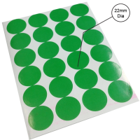 SADAF – COLOR LABEL STICKER – GREEN (22mm GR)