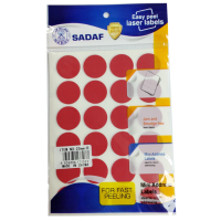 SADAF – COLOR LABEL STICKER – RED (22mm R)