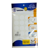 SADAF – COLOR LABEL STICKER – WHITE (22mm W)