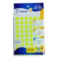 SADAF – COLOR LABEL STICKER – YELLOW (14mm Y)