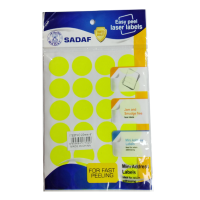 SADAF – COLOR LABEL STICKER – YELLOW (22mm Y)