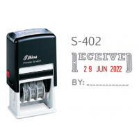 SHINY – STAMP – RECEIVED WITH DATE (S-402)