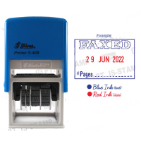 SHINY – STAMP – FAXED WITH DATE (S-403)