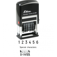 SHINY – STAMP – NUMBERS (S-409)