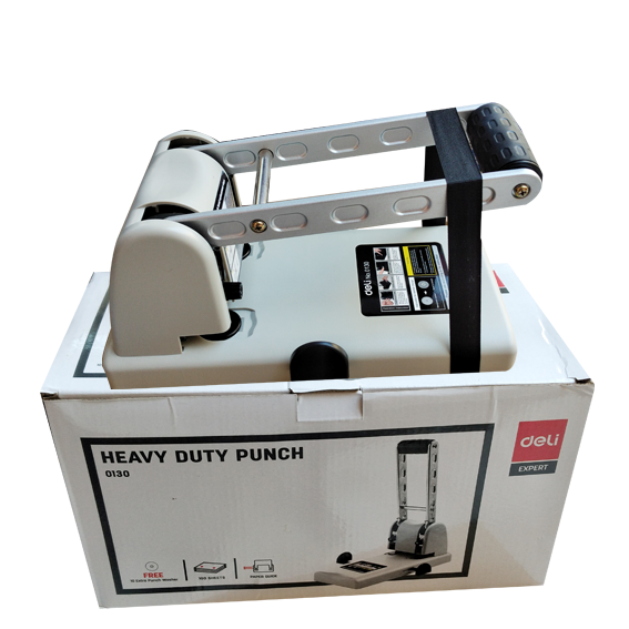 Deli 0130 Heavy Duty Punch Machine Paper Puncher 0130 Can Use 100