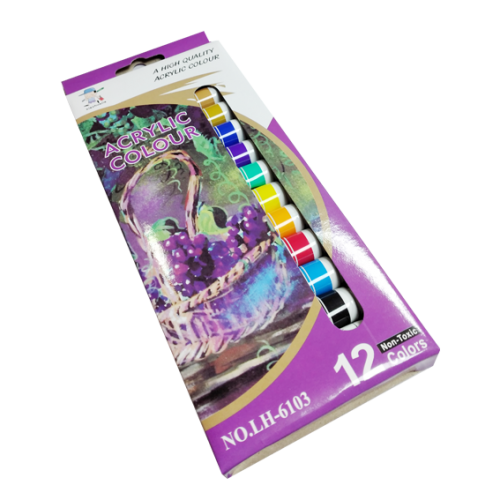 Partner - ACRYLIC COLOUR, TUBES (12 Color) - PTACT 9 AL