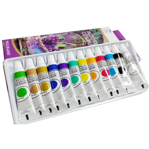 Partner - ACRYLIC COLOUR, TUBES (12 Color) - PTACT 9 AL - Image 2