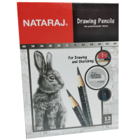 Nataraj – DRAWING PENCILS, (PACK OF 12)