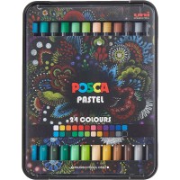 UNI POSCA – PASTEL SET (24 Nos)