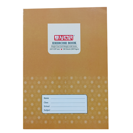 PARTNER – SINGLE LINE EXERCISE NOTE BOOK – A4 (200 Pages)